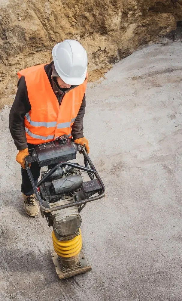 Construction worker on site