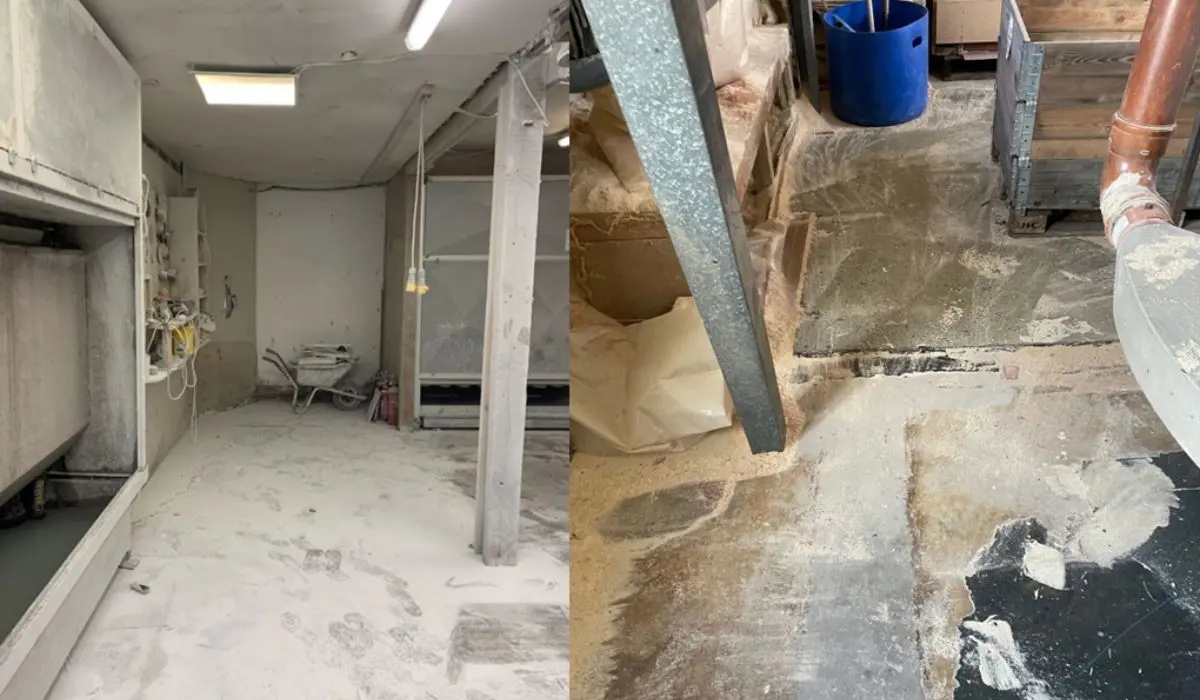 Dusty workplaces