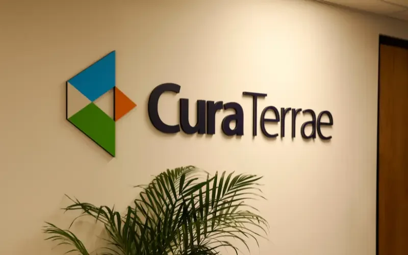 Cura Terrae office sign